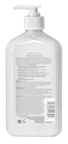 Australian Gold Hemp Nation Vanilla Pineapple Tan Extender Lotion texture close-up highlighting lightweight absorption