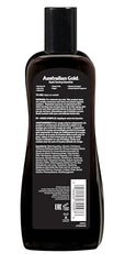 Australian Gold Rapid Tanning Intensifier bottle back detailing Biosine Complex for better prep