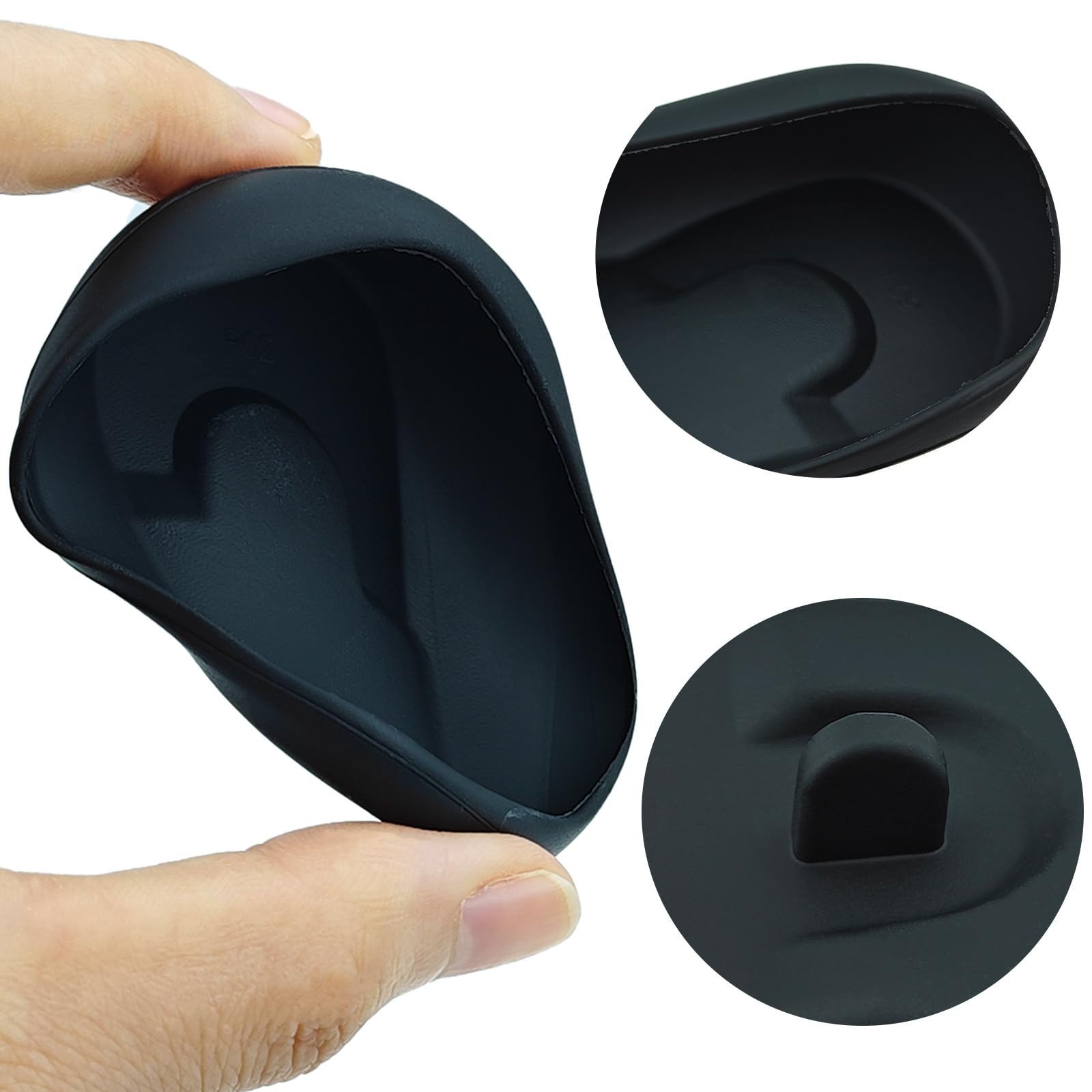Eight-pair silicone earmuffs by Auswalar, lightweight and comfortable for salon use