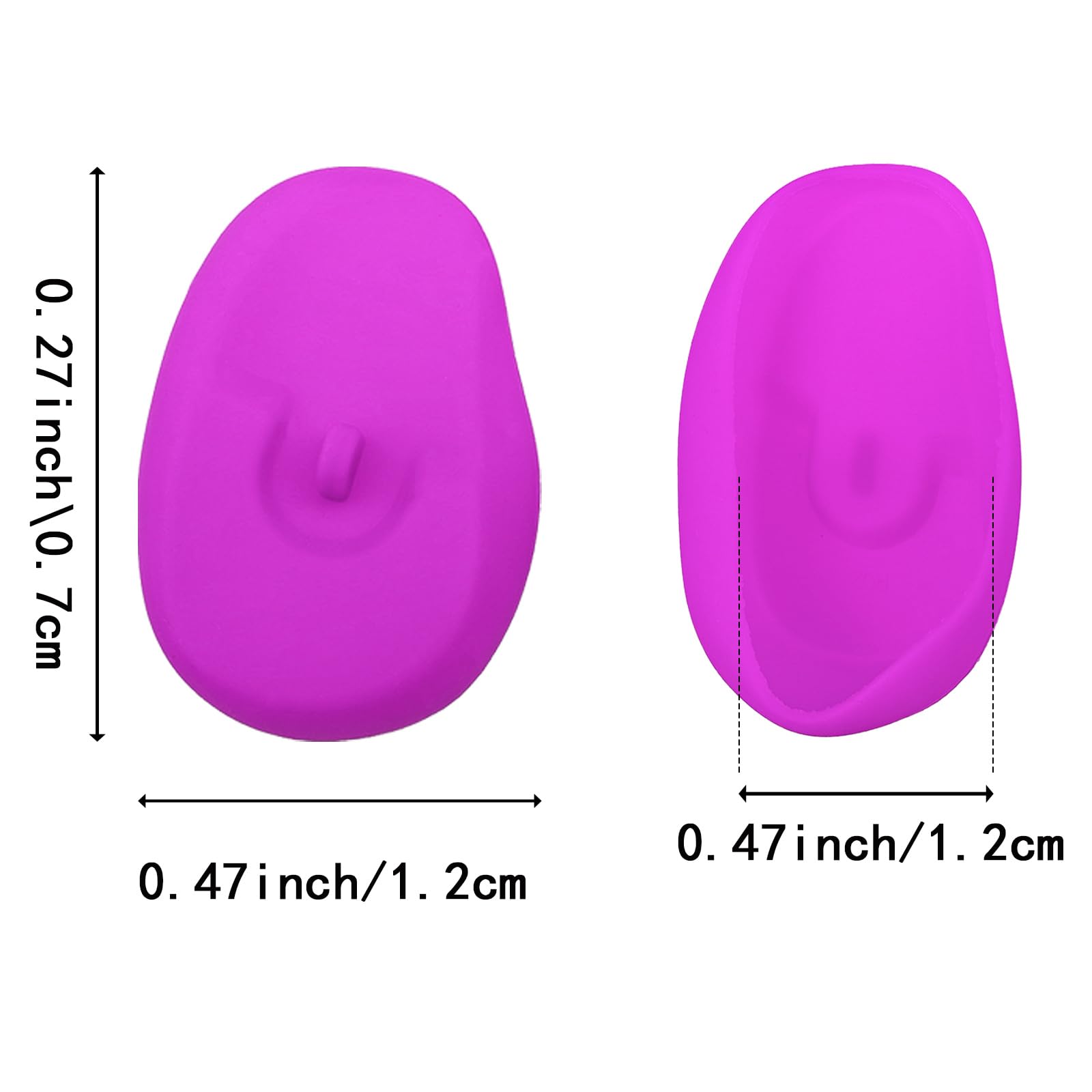 Auswalar ear protectors in action, preventing dye contact and keeping ears clean