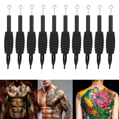Autdor anti-slip silicone grip improves control during tattoo sessions.