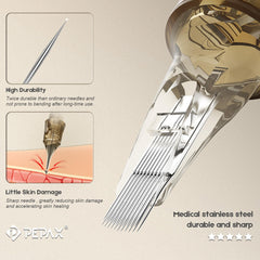 Autdor PEPAX Lance cartridge 1003RLL close-up sharp tip for detail work.