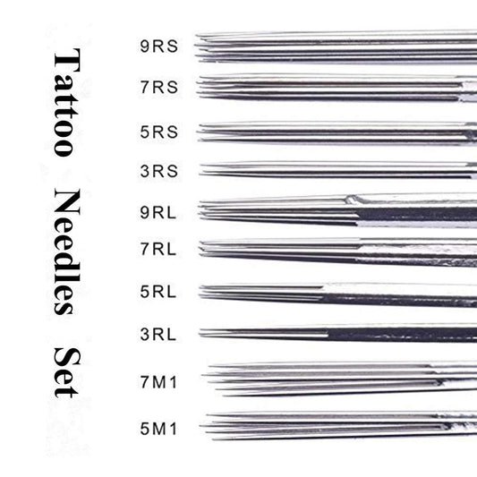 Autdor RL needle subset includes 3RL-9RL for precise line work