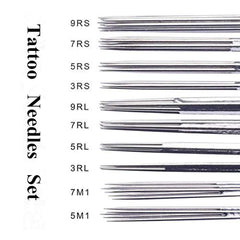 Autdor RL needle subset includes 3RL-9RL for precise line work