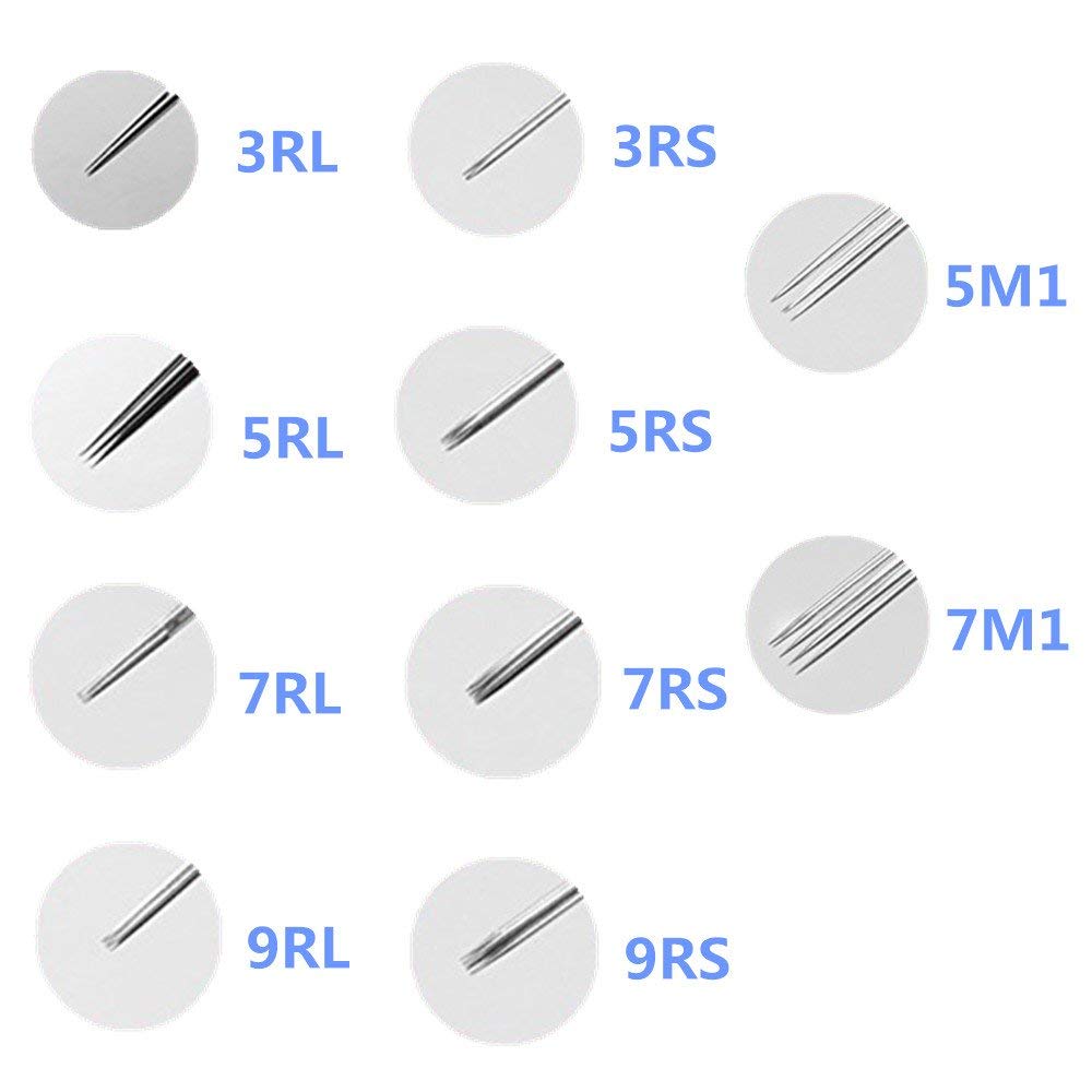 Autdor RS needle subset with 3RS-9RS for smooth shading