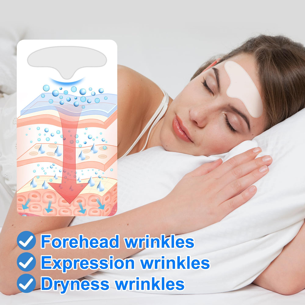 Auteek forehead patch after use suggesting a refreshed look