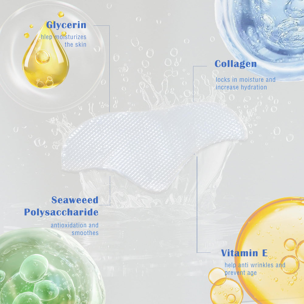 Auteek patches enriched with collagen and seaweed gently lift appearance