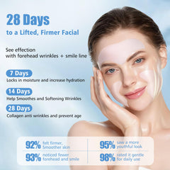 Auteek smile line patches pack to smooth smile lines before makeup