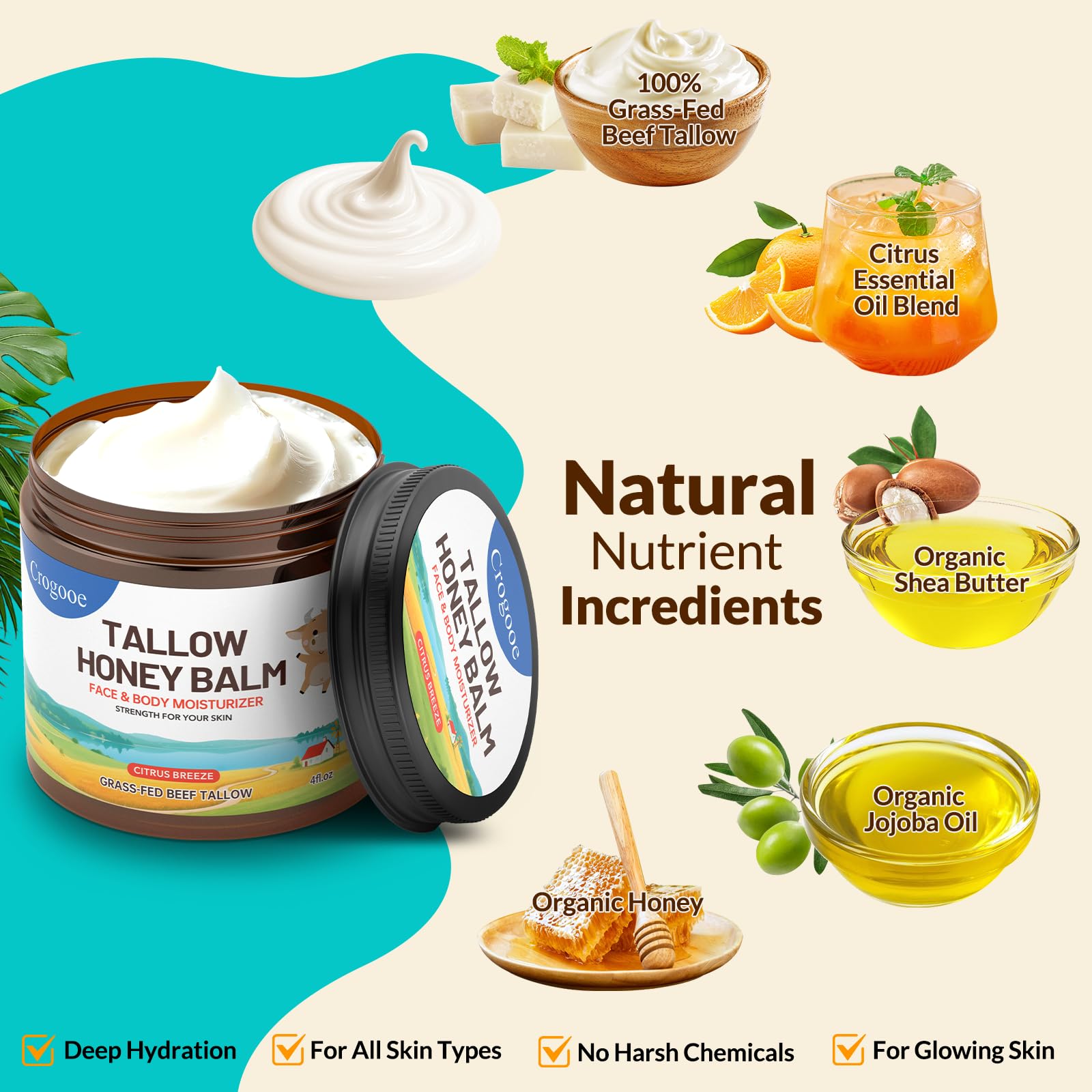 Auteli balm on hand demonstrates easy, non-greasy coverage.