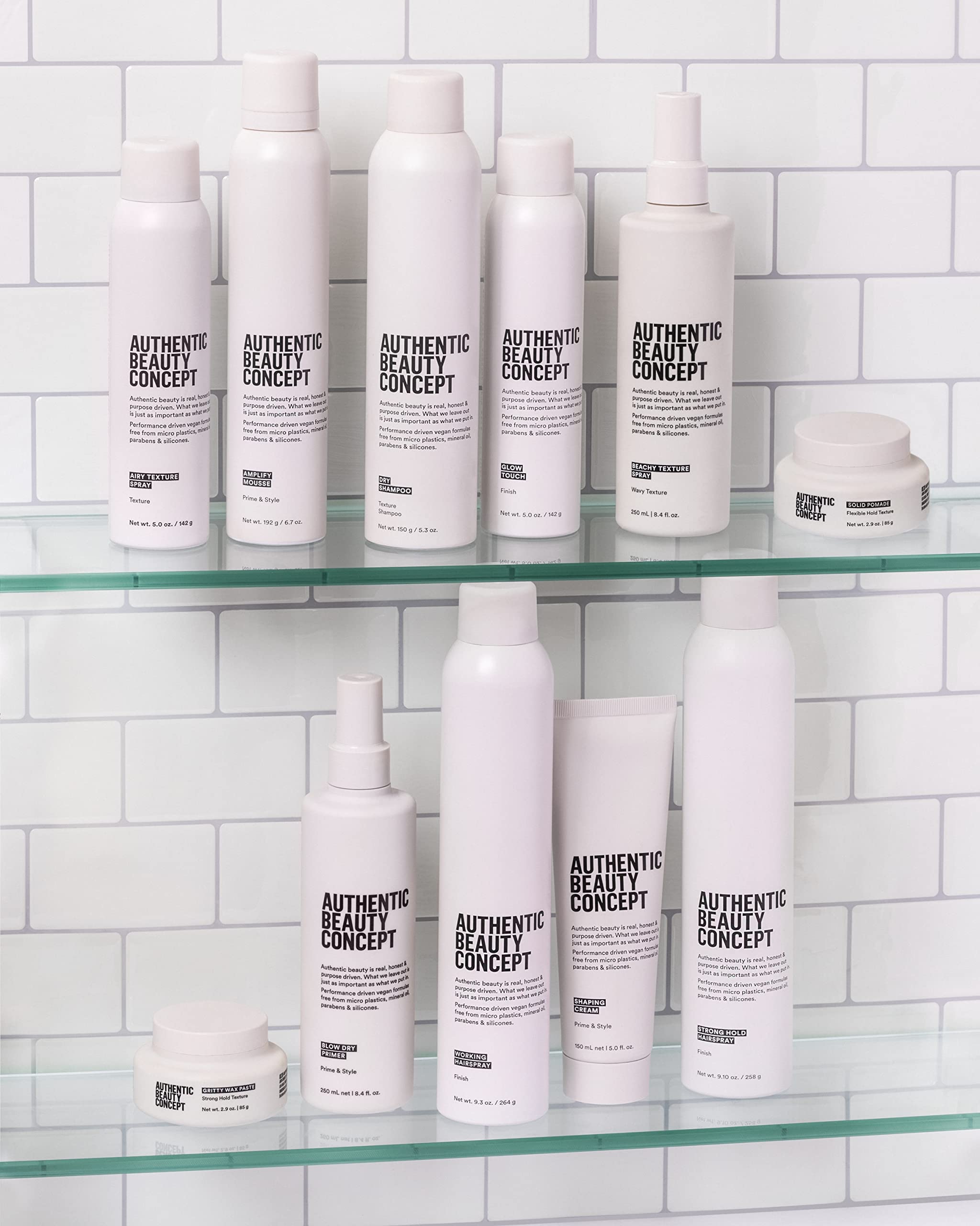 Amplify Mousse heat protection up to 450°F for blow-drying