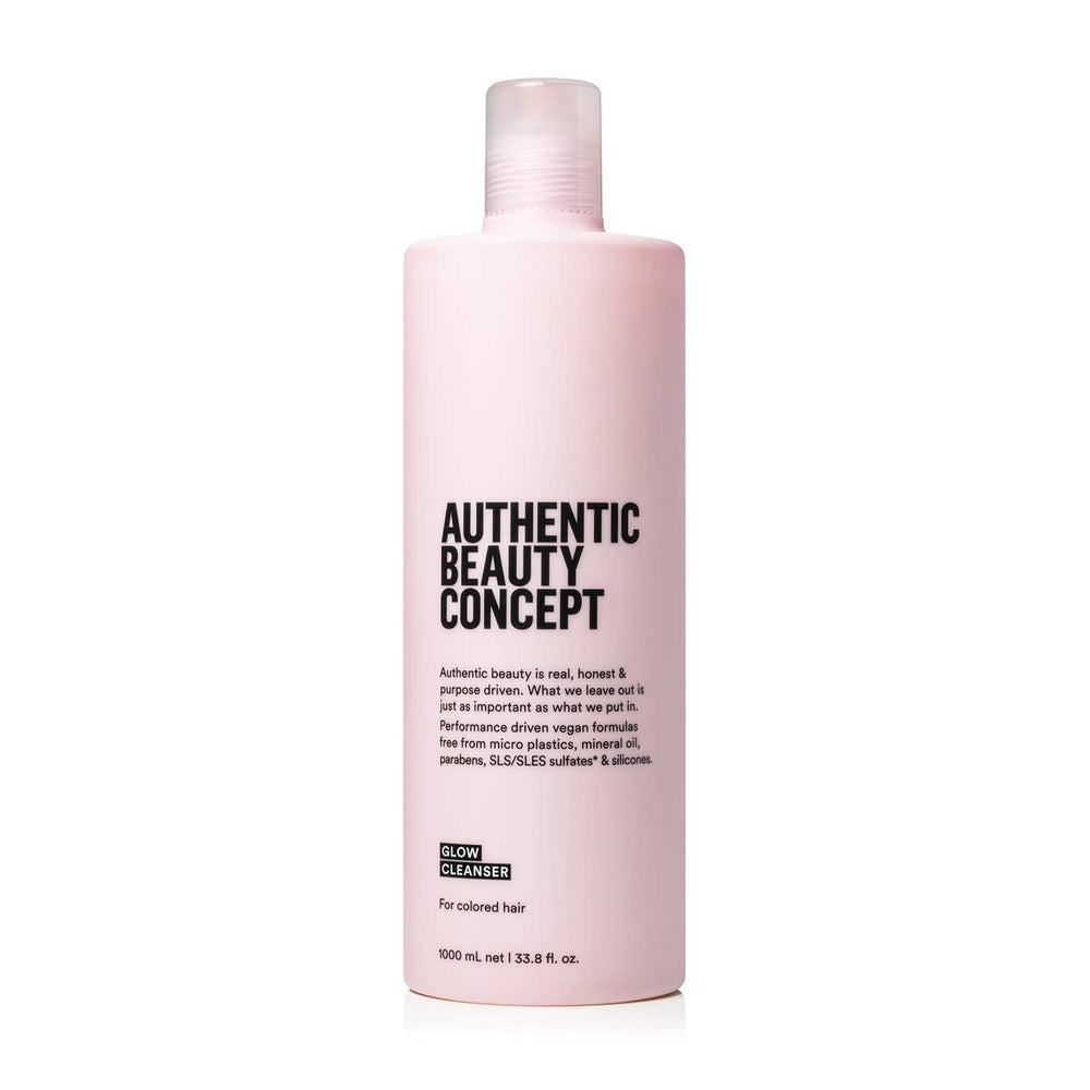 Authentic Beauty Concept Glow Cleanser bottle for color-treated hair with color preservation
