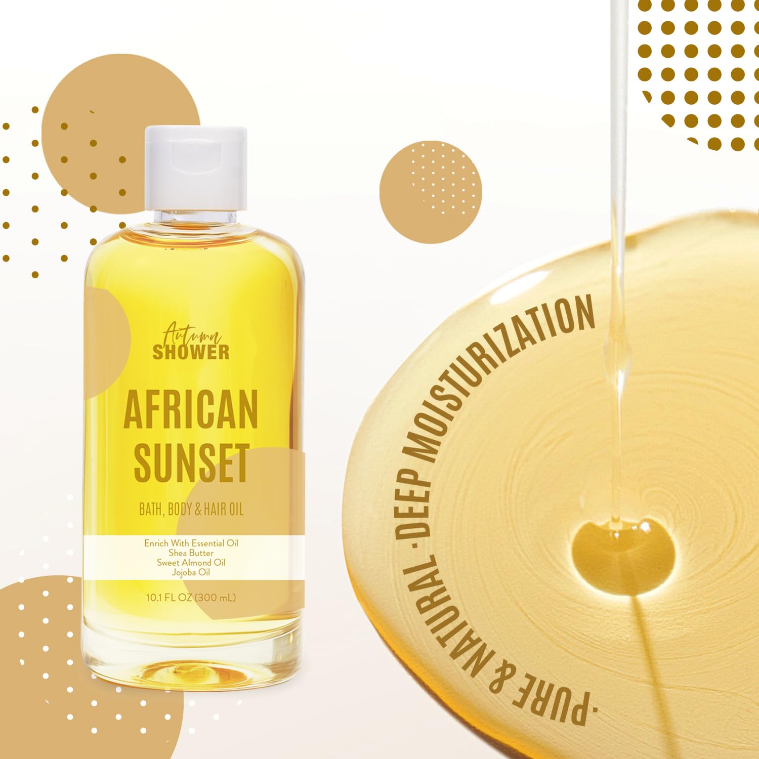 Autumn Shower sensitive skin formula delivers silky, lightweight moisture.