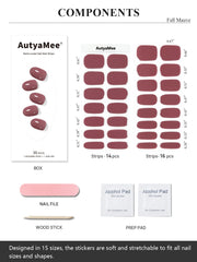 Simple stick-and-cure process for quick weekend manicure