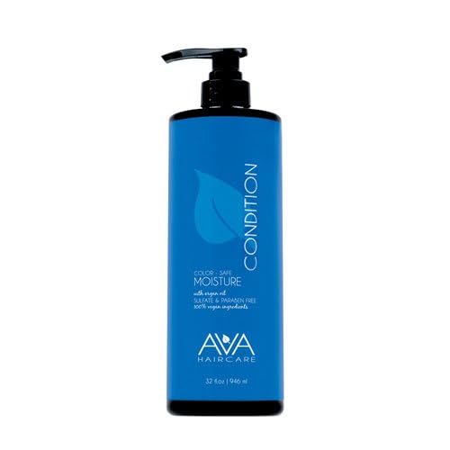 Ava Haircare Moisturizing Conditioner 33oz pump for nourishing slip and smoother strands