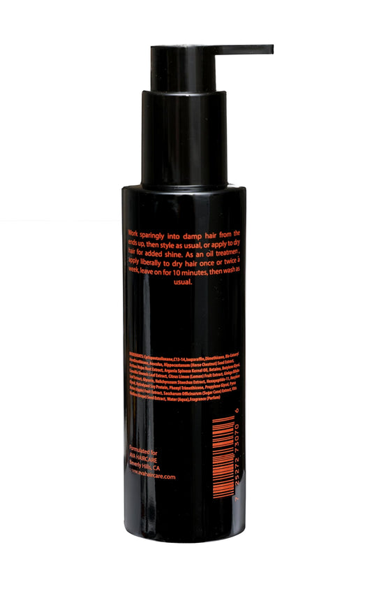 Ava Haircare Protective Oil Treatment pour action enables precise, mess-free application.