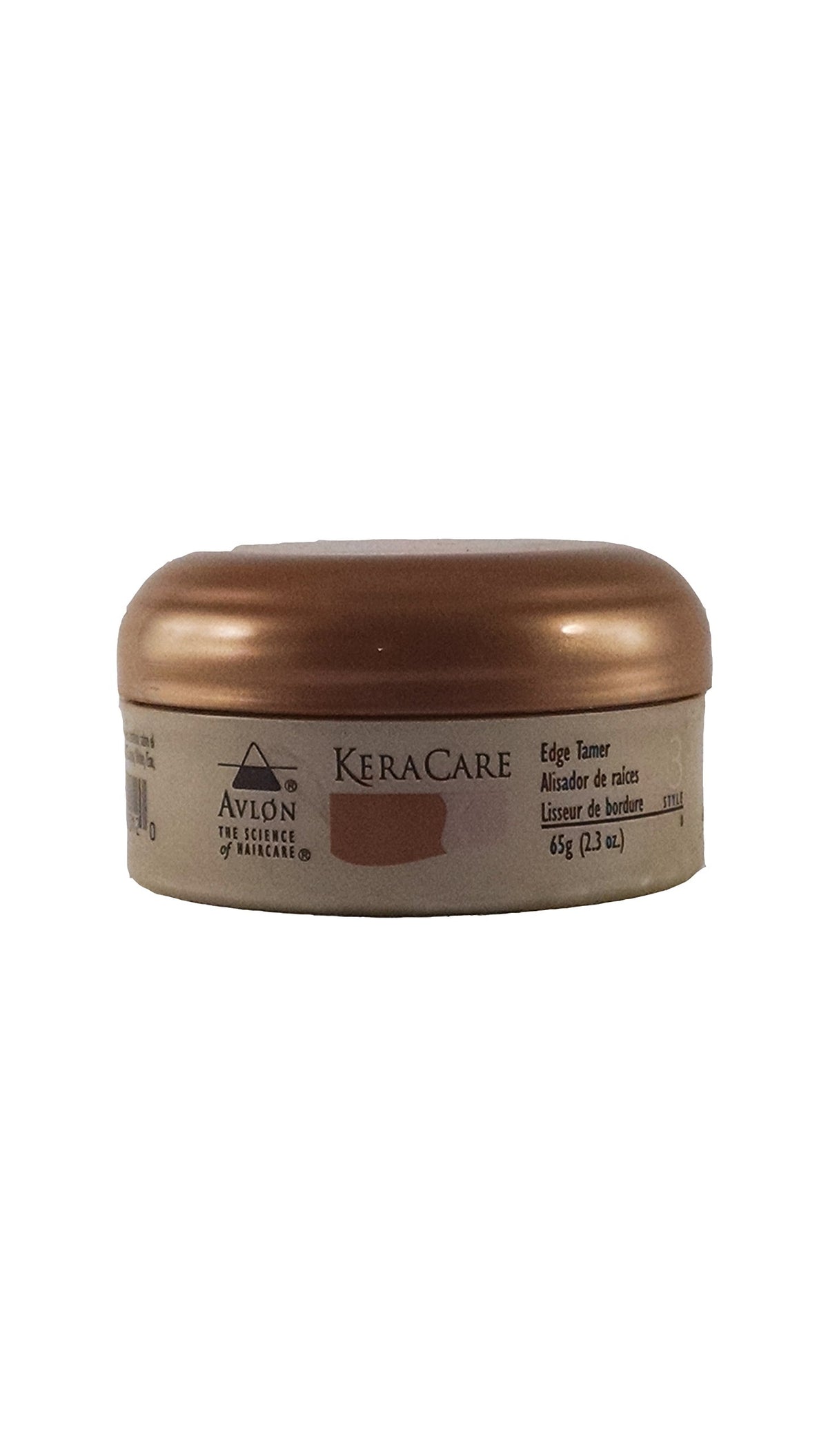 Avalon Organics Edge Tamer bottle showing silky, non-greasy hold for edges