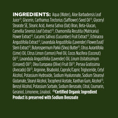 Avalon Organics Nourishing Lavender Lotion applying on arm for daily hydration
