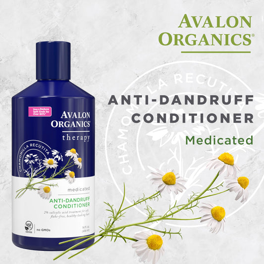 Close-up of Avalon Organics label shows organic ingredients.