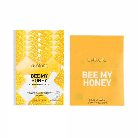 Avatara Bee My Honey mask pack — radiant hydration for all skin types.