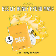 Avatara Bee My Honey mask sheet — soothing cooling effect after a long day.