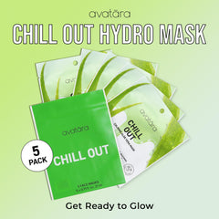 Avatara Chill Out aloe detail signals soothing, cooling sensation.