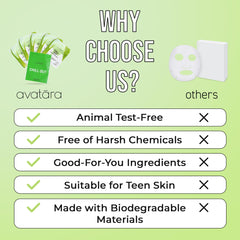 Avatara Chill Out refreshing serum droplets on skin.