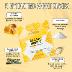 Avatara Bee My Honey mask sheet — instant glow from honey hydration.
