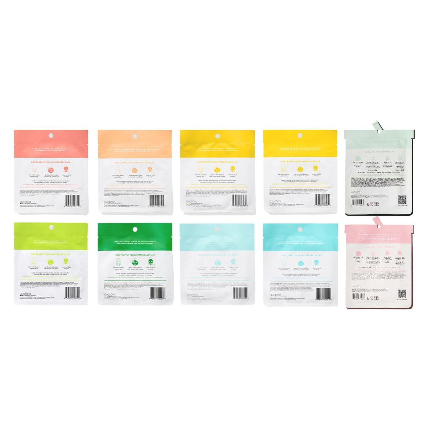 Avatara Juicy Peach Beach mask brightens tone and provides lasting moisture.