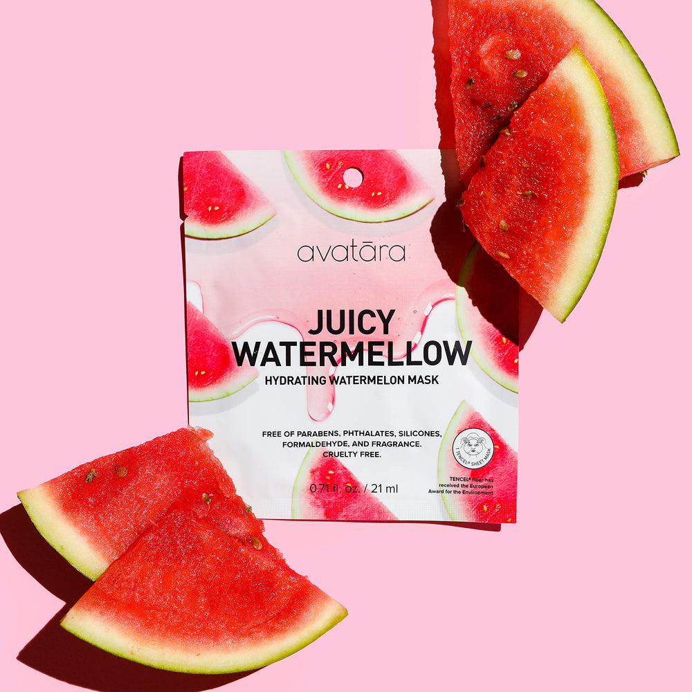 Avatara Juicy Watermellow mask with hyaluronic acid for plump skin