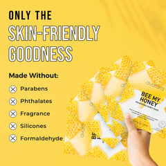 Avatara Bee My Honey mask sheet — sugar cane brightening and luminous complexion.