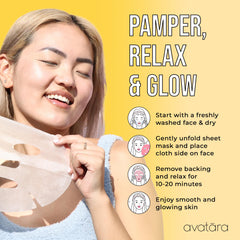 Avatara Bee My Honey mask — fragrance-free and gentle on all skin types.