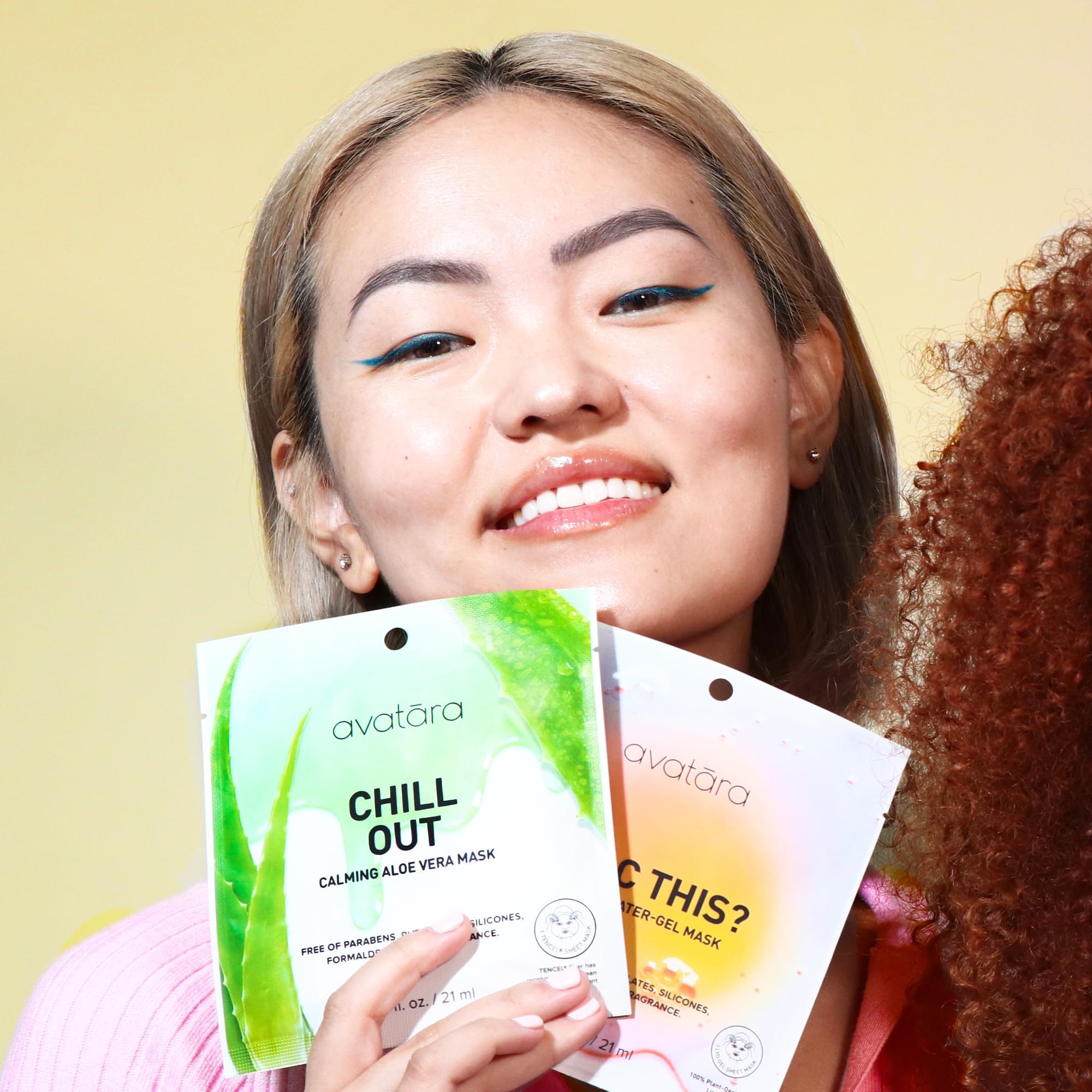 Avatara You C This? mask balances skin and minimizes pores.