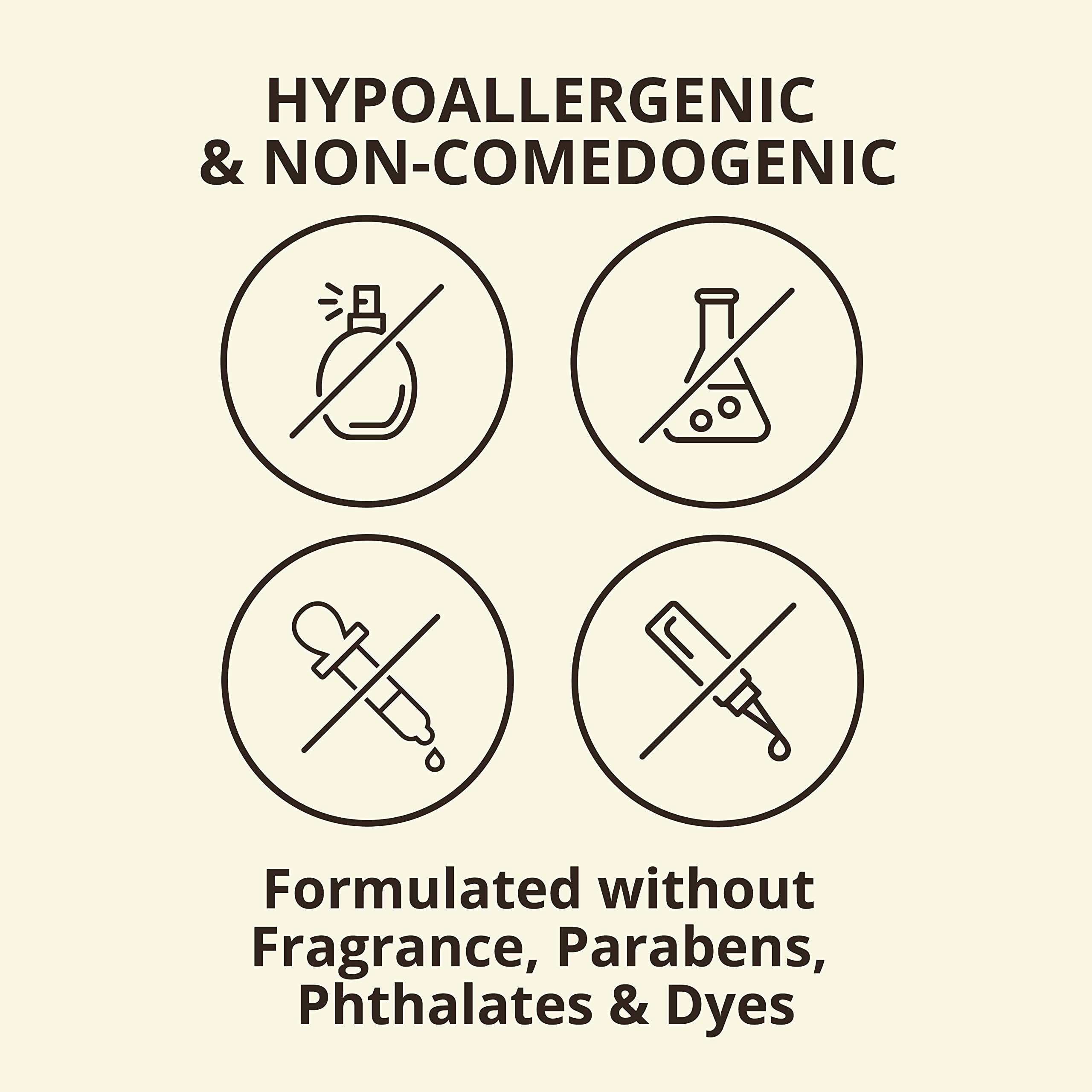 Aveeno hypoallergenic packaging suggests gentle cleansing for daily use.