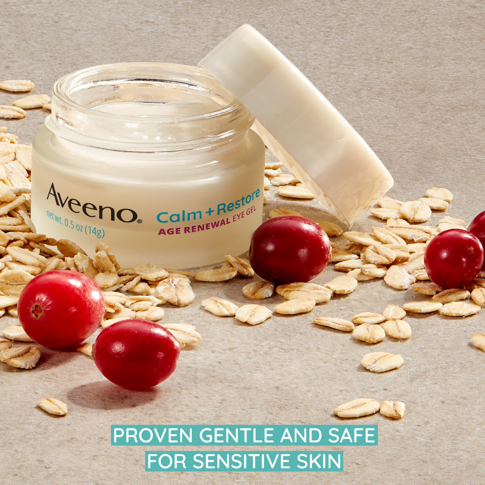 Aveeno fragrance-free formula highlighted on packaging for fragrance-sensitive users