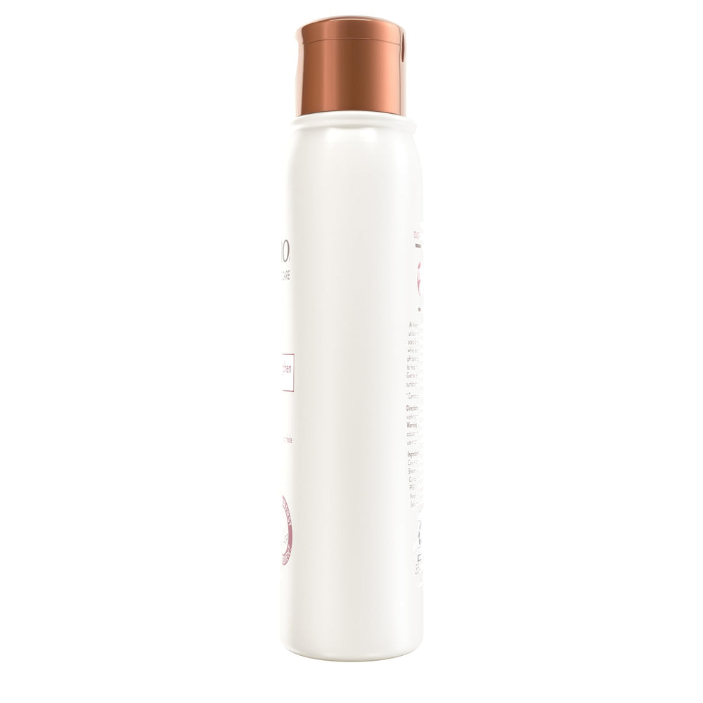 Color-treated hair shine with Aveeno blackberry and quinoa