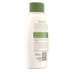 Aveeno Daily Moisturizing Body Wash close-up of creamy lather on skin.