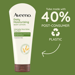 Aveeno creamy texture close-up suggests quick absorption for dry skin relief