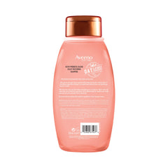 Aveeno Kefir Probiotic Blend Shampoo lather on hair promoting root-to-tip nourishment.