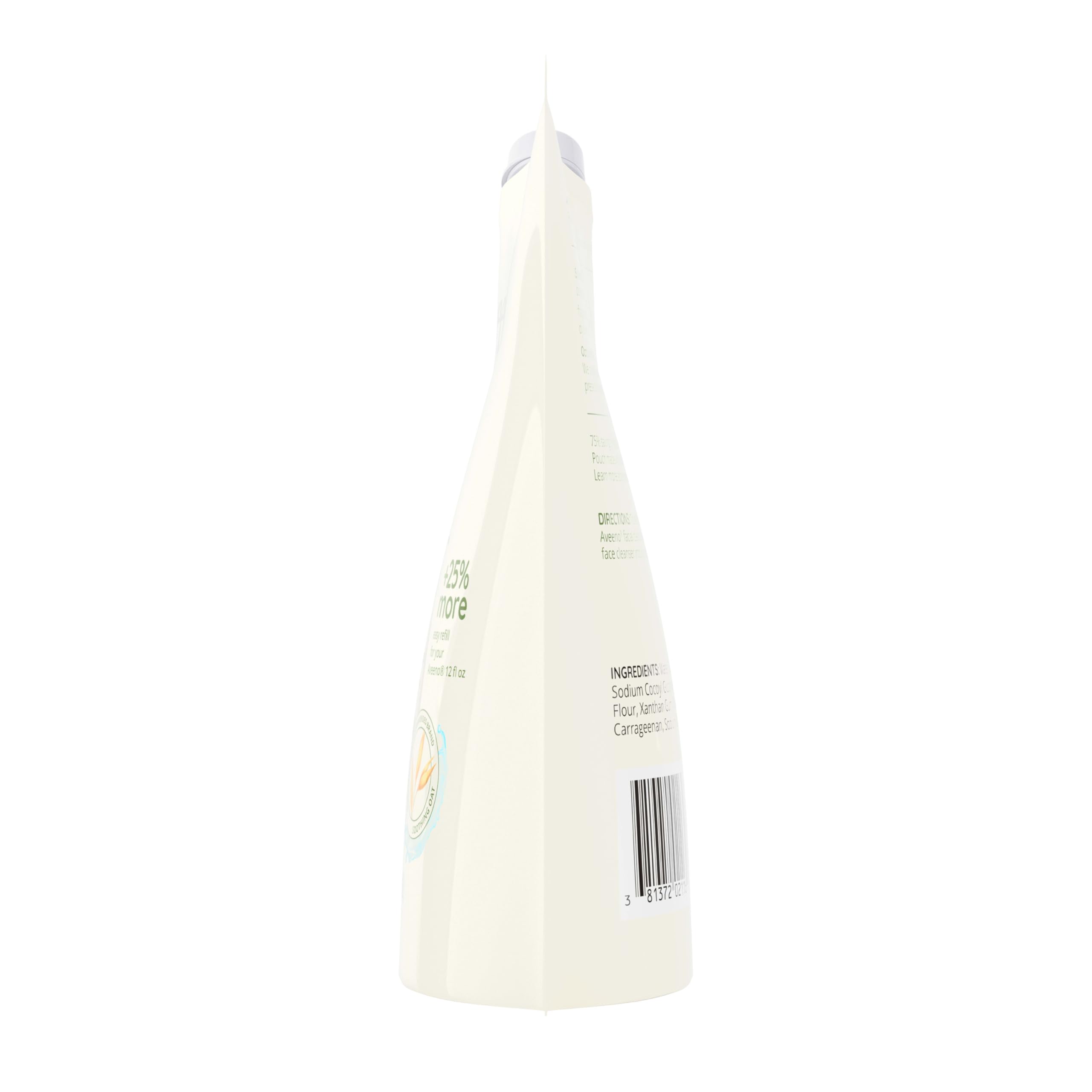 Pouch packaging demonstrates 75% plastic savings versus traditional bottles.