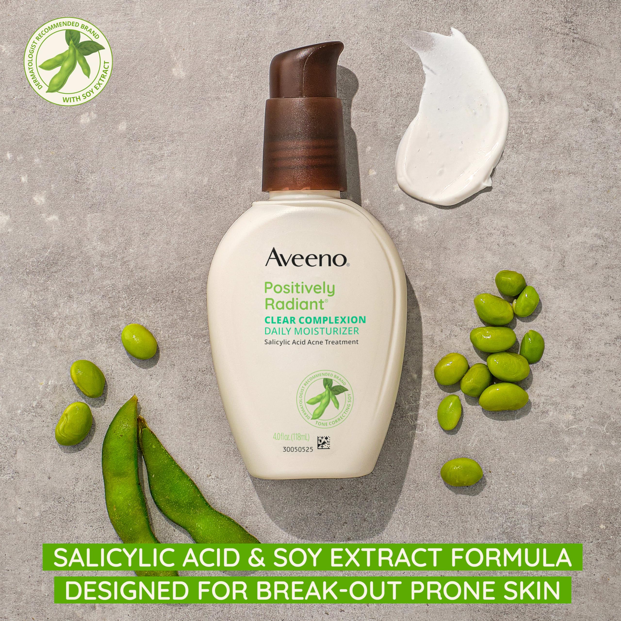 Aveeno hypoallergenic label close-up highlighting gentle daily use.