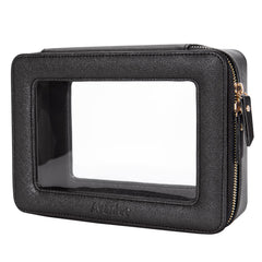Aveniee clear makeup bag with boxy design for easy organization on the go