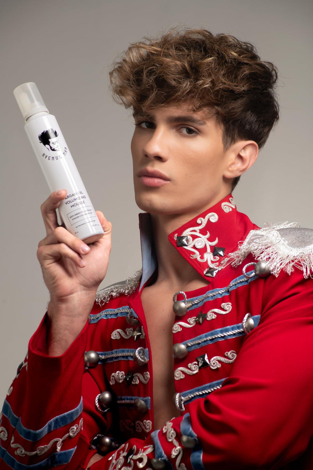 Avenue Man Argan Oil Mousse sheen-shine adds healthy glow