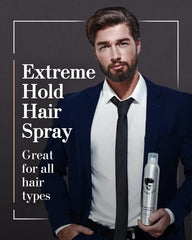 Avenue Man Extreme Hold mist disperses evenly for all-day control.