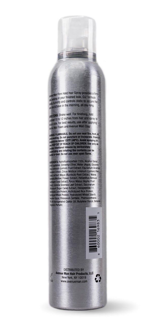Professional barbers choose Avenue Man Texture Spray in New York.