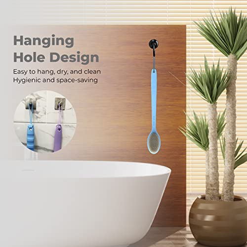 Avilana 19-inch back scrubber with handle for easy reach