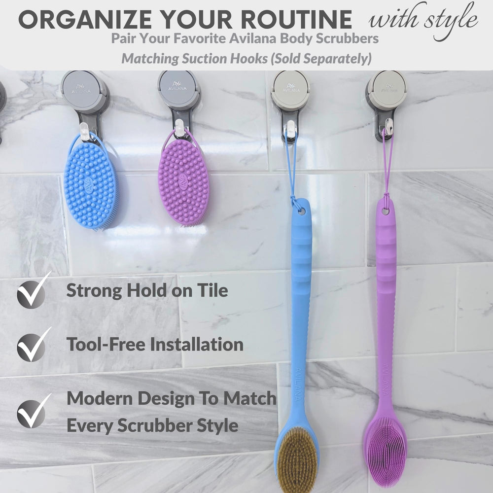 Avilana back scrubber packaging and product display