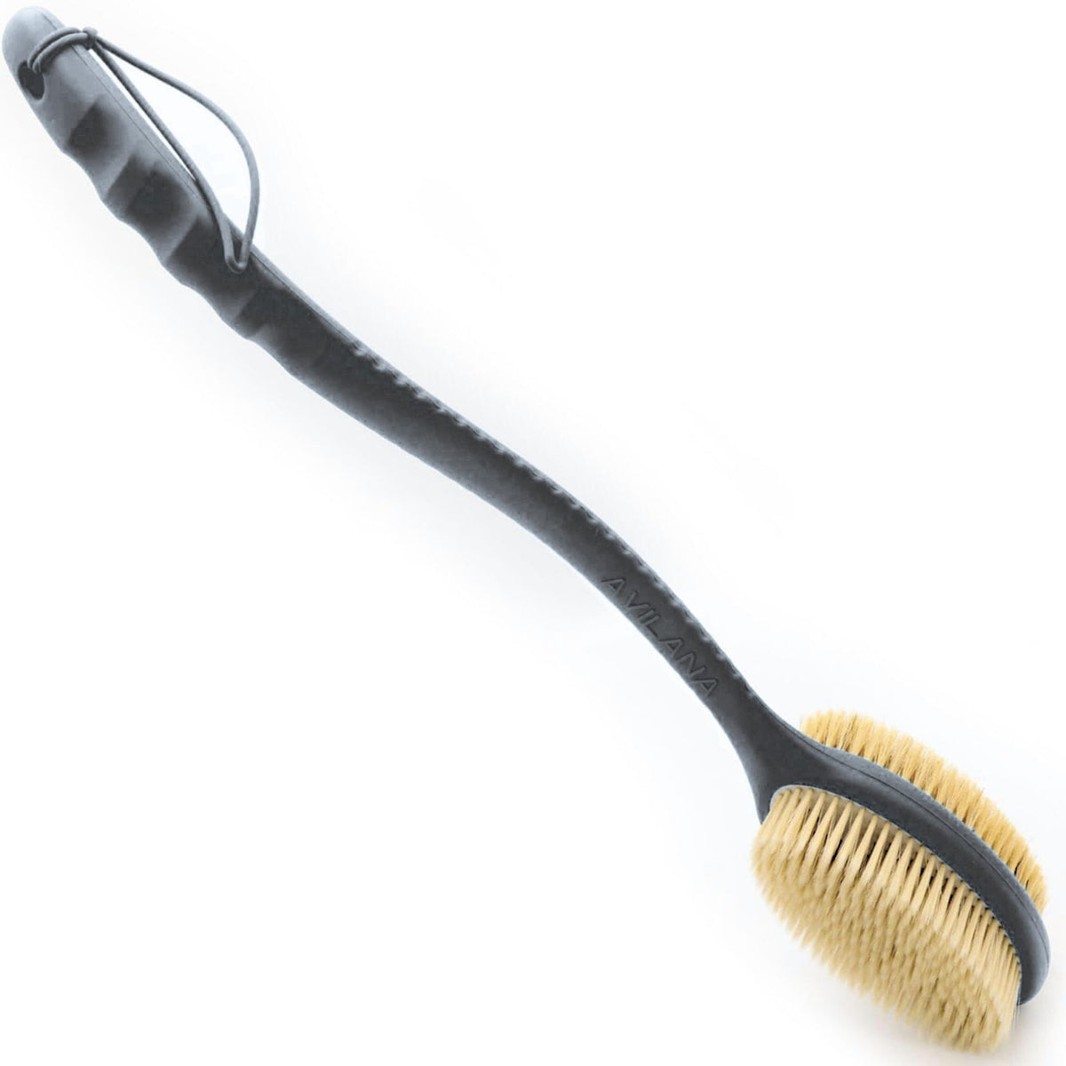 Avilana back scrubber Style 1 with silicone bristles for quick-dry cleansing