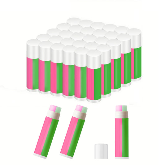 AVIINEN Witch Lip Balm pink-green pack, ideal for gifts and party favors.