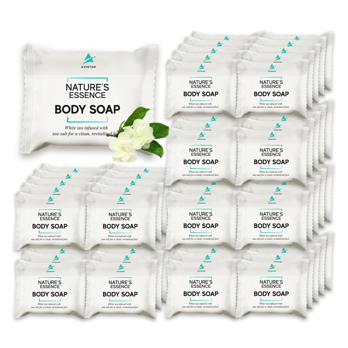 Avistar bulk bar soap 120-pack for hotels and vacation rentals