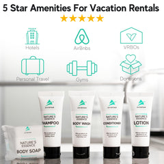 Avistar hotel conditioner bulk set for smooth hair during stays